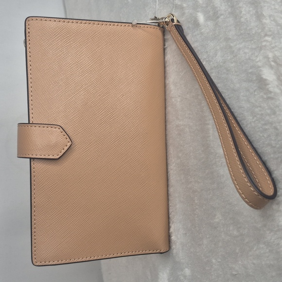 Kate Spade Tan Leather Wristlet - Picture 4 of 16